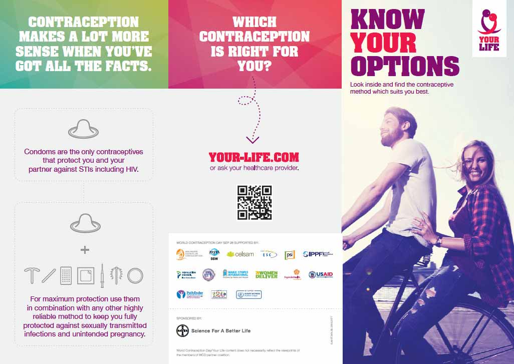 CONTRACEPTION METHODS OVERVIEW FLYER